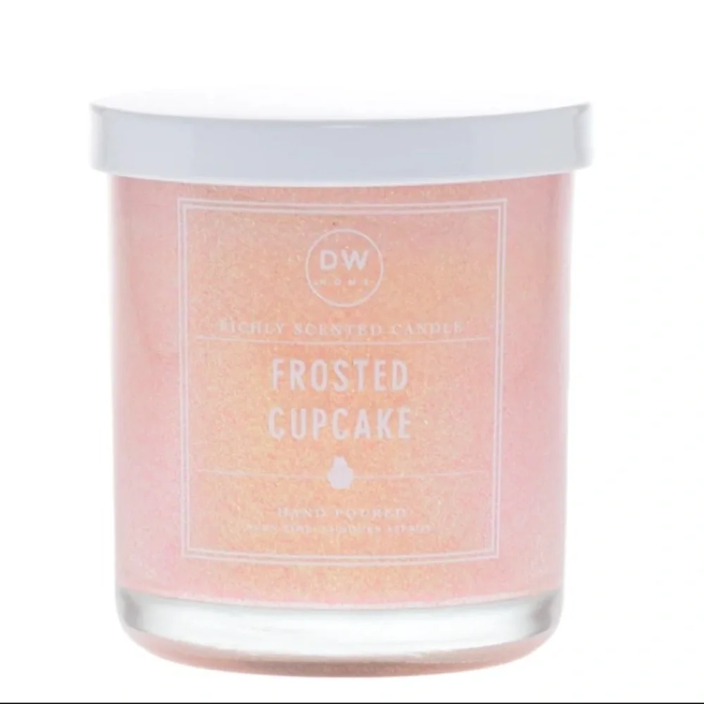 DW Home Sparkle Candle Bundle Frosted Cupcake & Brilliant Rainbow NWOT